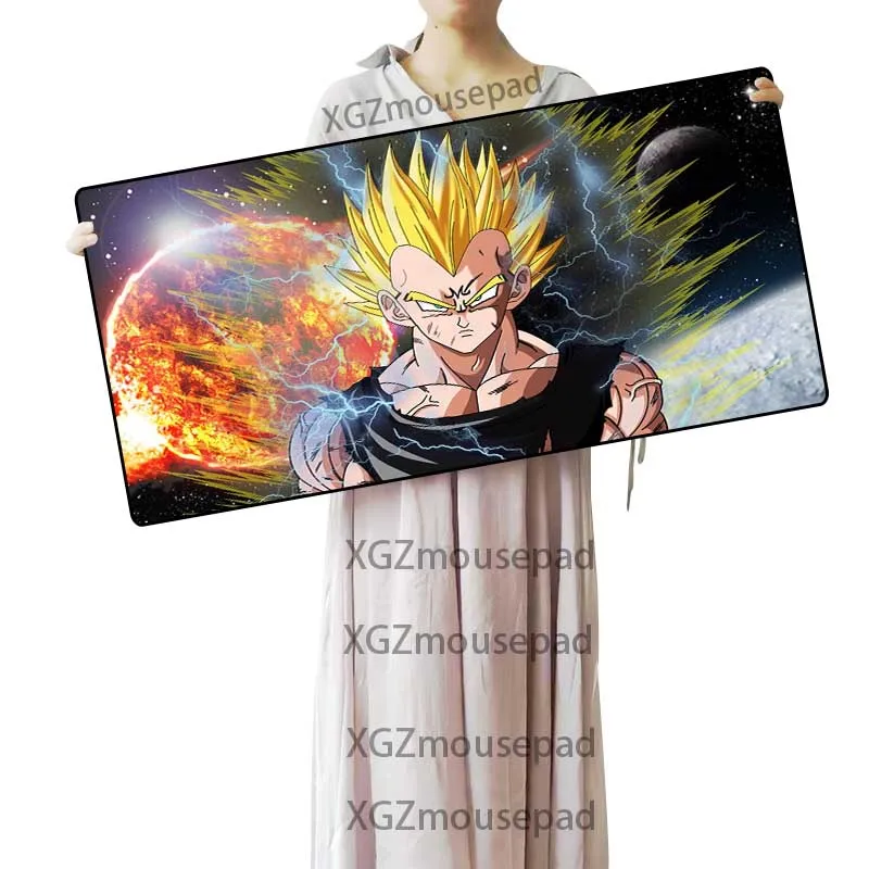 XGZ большой игровой коврик для мыши черный замок край аниме Dragon Ball компьютерная клавиатура пользовательский Настольный коврик скорость резиновый нескользящий комфорт