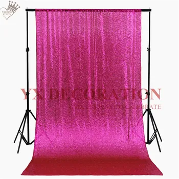 

10FT 8FT Sequin Wedding Backdrop Curtain \ Panel Drapery Stage Background Event Party Banquet Decoration
