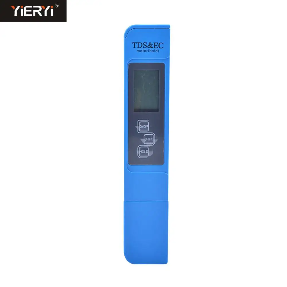 Blue EC meter Yieryi TDS ph-метр PH/TDS/EC/TEMP метр цифровой монитор качества воды тестер серии для бассейнов, питьевой воды, аквариумов - Цвет: Blue EC meter