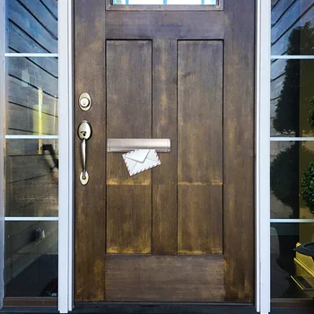 

1pc Inlaid Mailbox High Quality Durable Inlaid Letter Box for Door Home