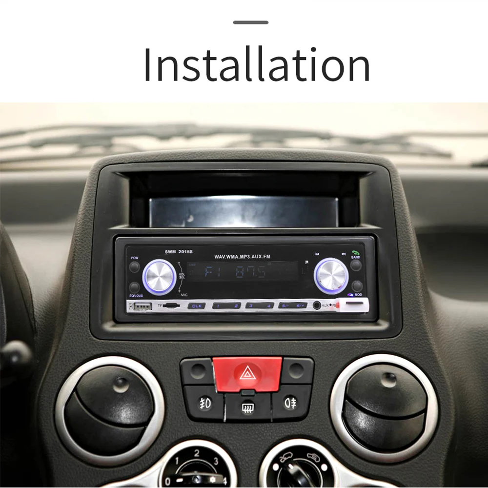 Автомобильный MP3-плеер Авто Аудио смарт автомобиль mp3 головное устройство музыка DC 12V Alufer Премиум