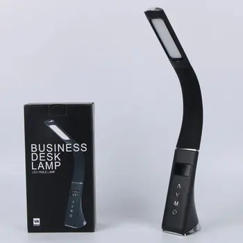 

5W LED Touch Table Lamp Dimmable Table Lamp Desk Lamp Alarm Clock Calendar Time Temperature Display 3 Levels Brightness