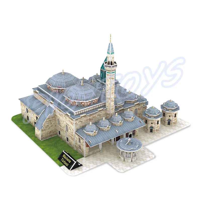 Новое поступление подарок 3D головоломка Mevlana музейная модель DIY игрушки Образование Обучение собрать игры бумажная головоломка коллекция декорации