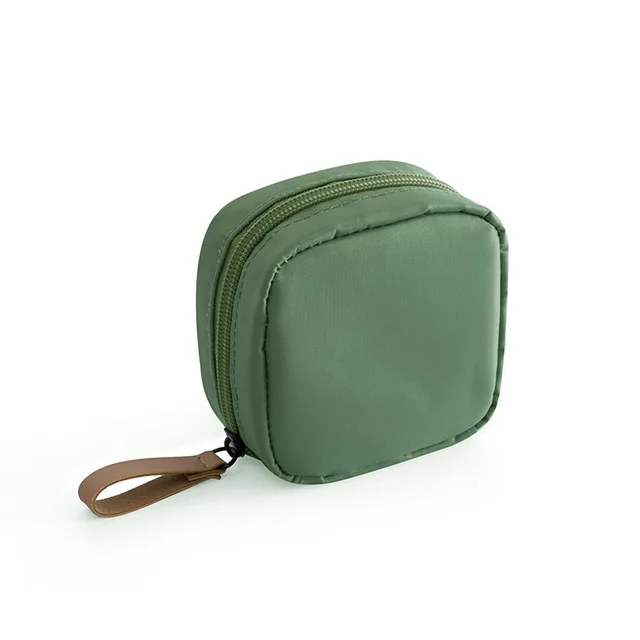 Green Small Мини-косметичка для женщин портативный для мобильного телефона и помады хранения косметики сумки Дорожная сумка для покупок коробка для салфеток - Цвет: Green Small