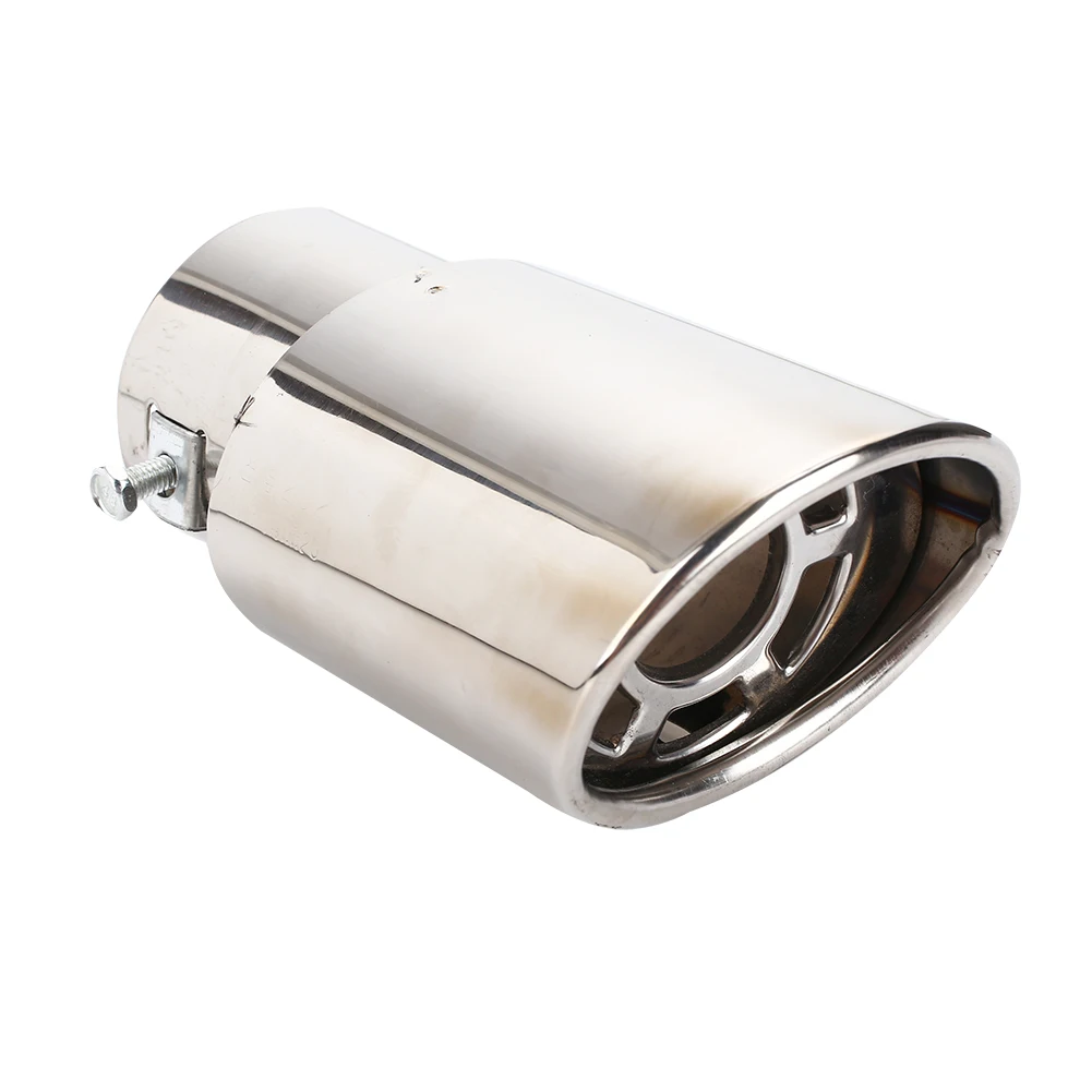 Exhaust Tail Car Tail Pipe Stainless Steel Muffler Tip Pipe Outlet Noise Reduction Diameter 66-86mm