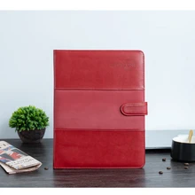 A4 папка для документов, A4 органайзеры из искусственной кожи с redcover офиса и школы файл папку органайзеры с папка c калькулятором менеджер