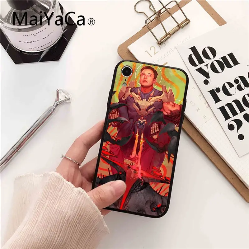 A13 Maiyaca Elon Musk Alien Мягкий силиконовый чехол из ТПУ чехол для iPhone 8 7 6 6S Plus X XS MAX 5 5S SE XR 10 Чехлы Fundas Capa - Цвет: A13
