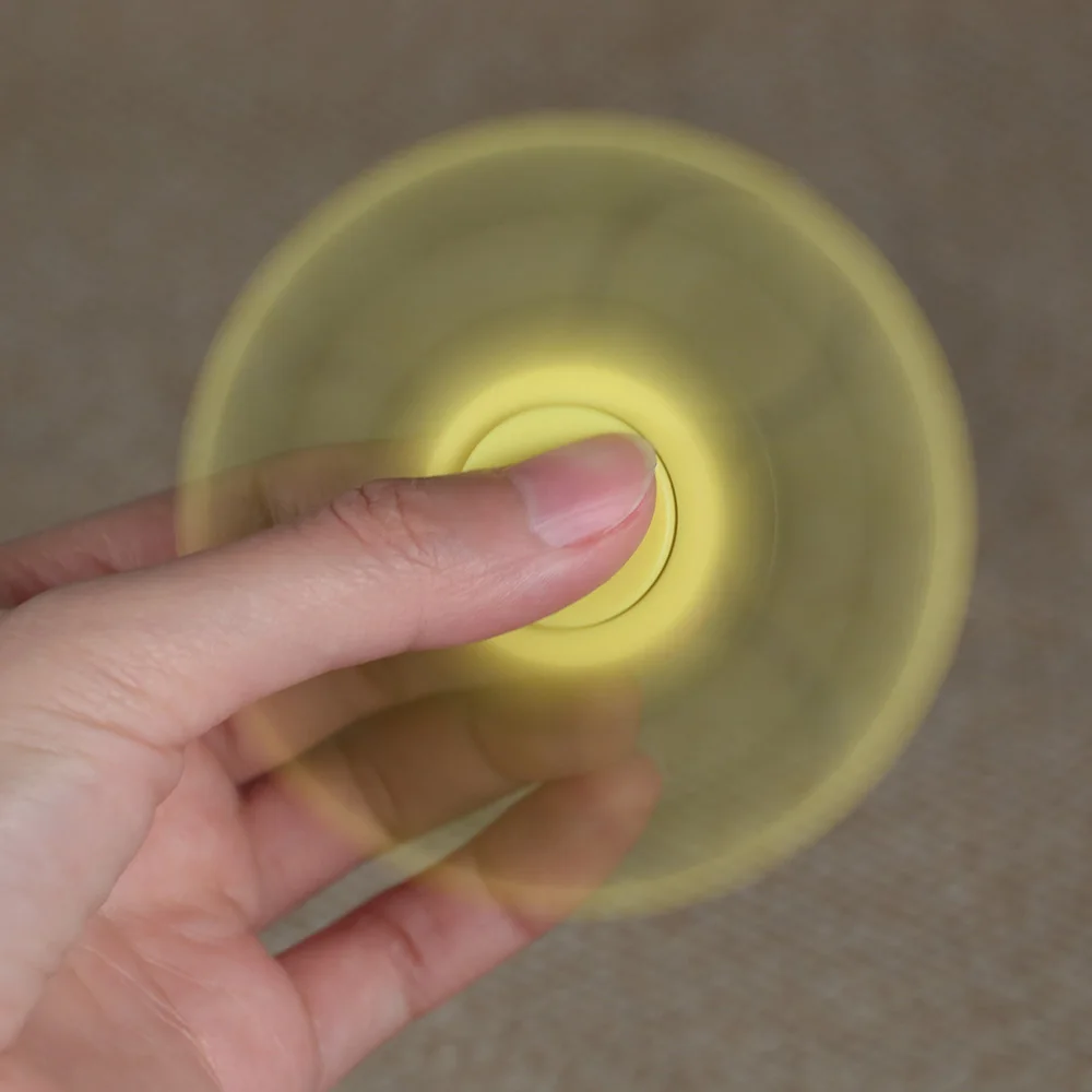 DIY три фиджет Спиннер ручной палец Спиннер вращение подшипник спиннинг Widget фокус игрушка нейлон PA материал для снятия стресса тревога