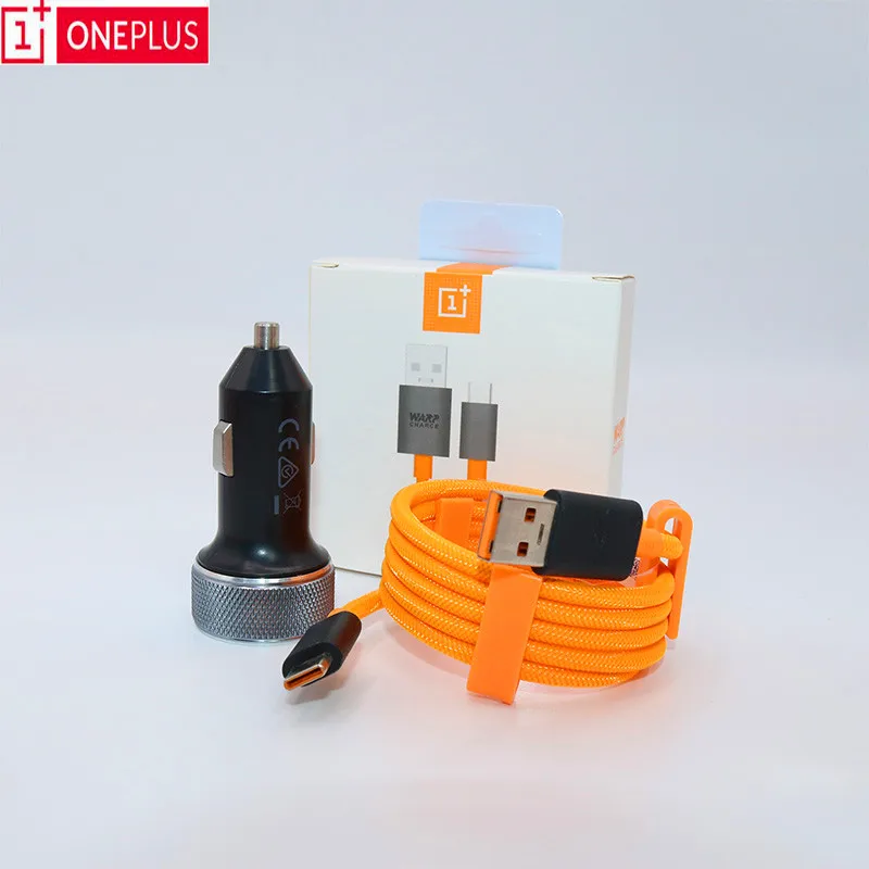 

OnePlus Original Car Charger And Mclaren Cable for OnePlus 7 pro 6 5T 5 3T One Plus Dash USB Type C Cable quick Charging