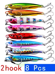 20g Cast Metal Bait Spinner Spoon Fishing Lures Jigs Trout Hard Baits Tackle Pesca Fish Jigging Set Saltwater Lures 2021 New
