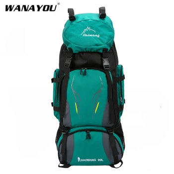 

90L Outdoor Backpack Camping Climbing Bag Waterproof Mountaineering Hiking Backpacks Sport Bag Climbing Rucksack