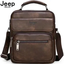 JEEP BULUO-bolsos de mano para hombre| marca famosa| tamao grande| cruzado de cuero| bandolera de hombro para iPad de  pulgadas