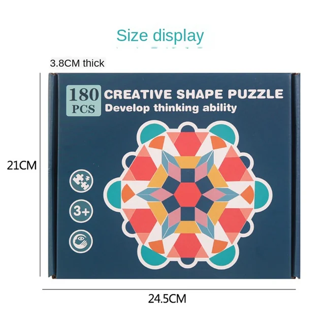 New Kids Wooden 3D Jigsaw Puzzle Clever Board Baby Montessori Educational Learning Toys for Children Geometric Shape Puzzles Toy 6