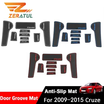 

Zeratul for Chevrolet Chevry Cruze Sedan Hatchback 2009 - 2015 Silicone Car Door Groove Mat Doors Anti Slip Mats Accessories