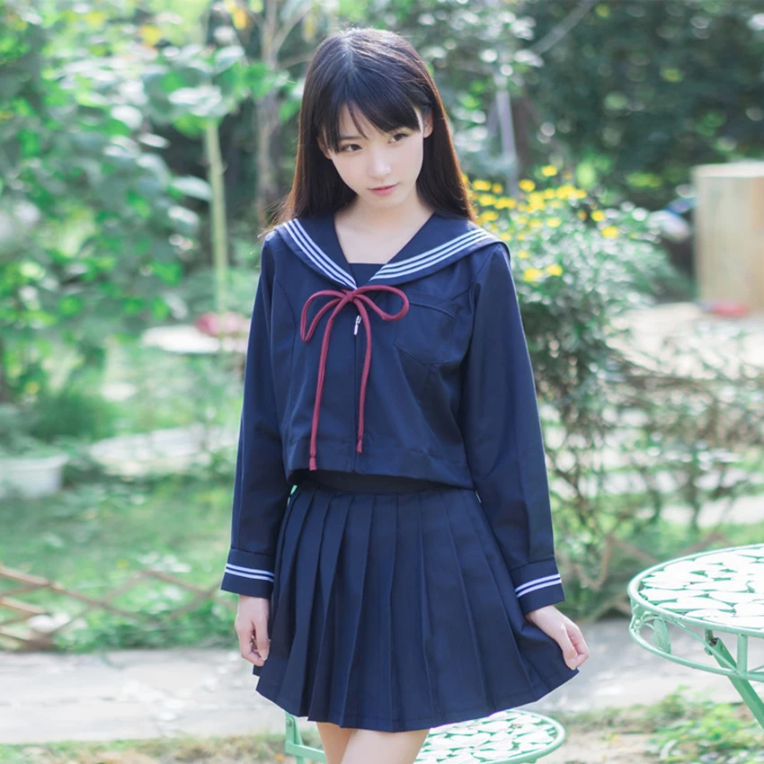 New Japanese Style Korean Girl Jk S 5xl High School Uniform Sailor Suit Uniform Ebay