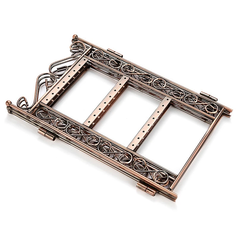 Jewelry Organizer Folding Earrings Display Stand Wrought Iron Jewelry Storage Rack Earring Stud Organizer