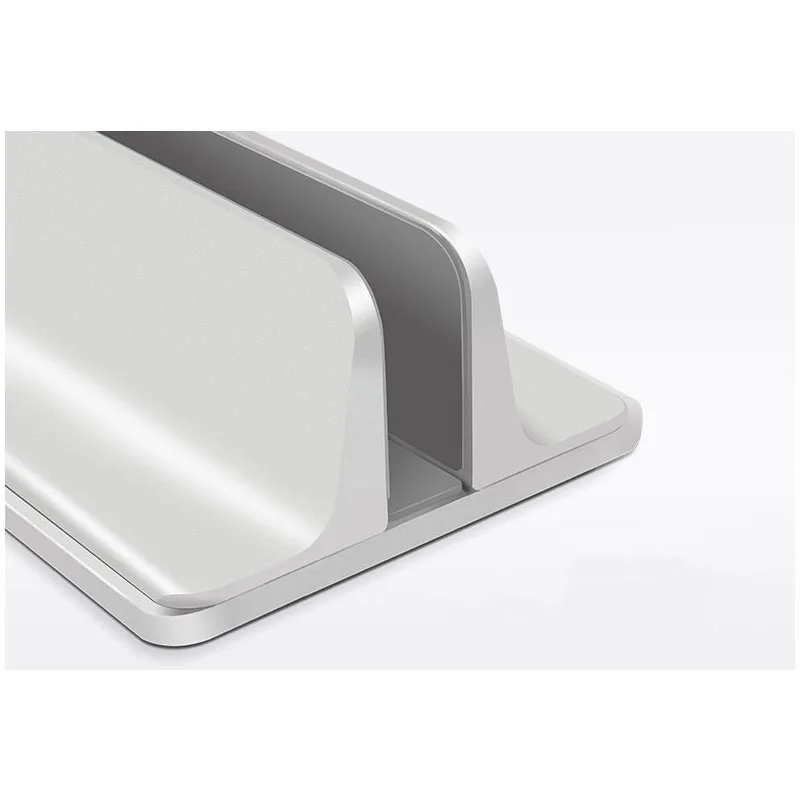 수직 노트북 스탠드 알루미늄 조정 가능한 휴대용 노트북 마운트 지원 기본 홀더 MacBook Pro iPad 액세서리 도서 도크