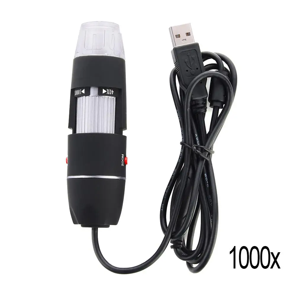 1000X USB Цифровые микроскопы 8 светодиодный эндоскопическая Лупа Камера с HD CMOS
