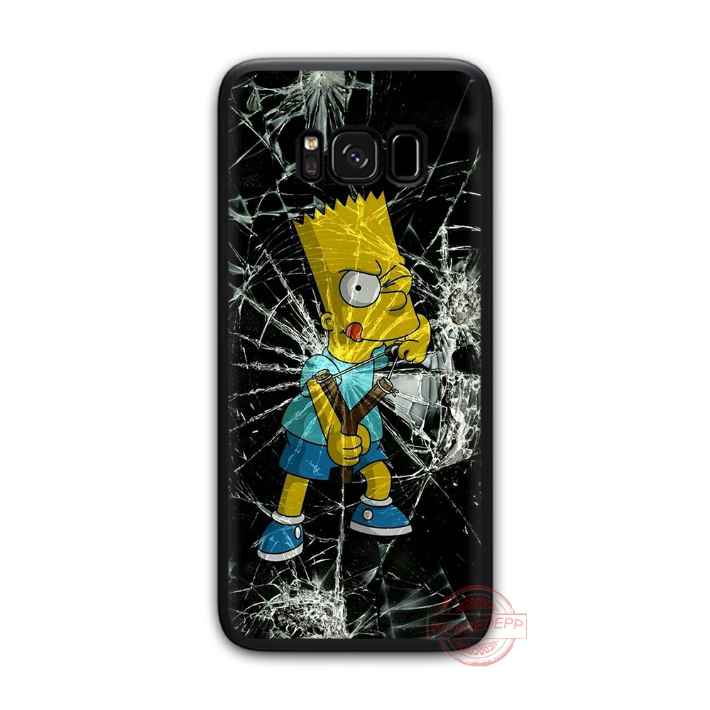 3 WEBBEDEPP Симпсон мягкий чехол для телефона для samsung S6 S7 край S8 S9 S10 плюс J4 J6 J7 J8 Note8; большие размеры 9, 10 - Цвет: 3