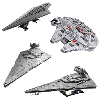 

75252 Star Toys Wars Imperial Star Destroyer Ultimate Millennium Falconed Building Blocks For Kids Educational Toys Boys Gift