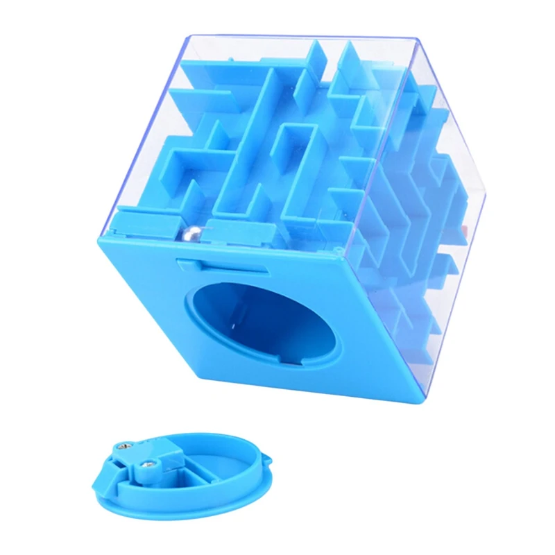 3D Копилка куб лабиринт игрушка головоломка игра Лабиринт прокатки мяч игрушки для детей Рождественский подарок