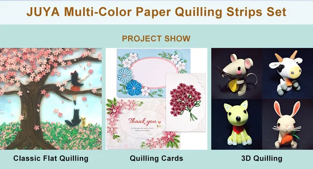 Kit Carta Da Quilling JUYA - 60 Colori, 1200 Strisce, 10mm Larghezza, Per Decorazioni Creative - Foto 9