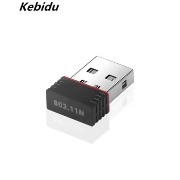 

kebidu Wireless Network Card LAN Adapter USB WiFi Receiver Mini 150M 150Mbps for Computer PC for Mac Win XP/Vista/7/8