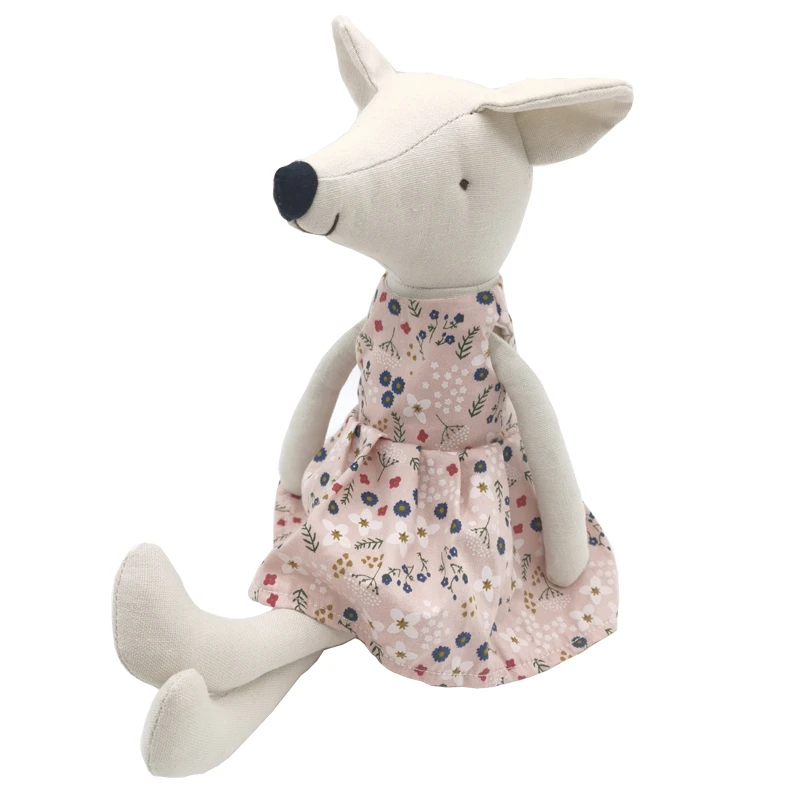 女性のための手作りのデイジー生地のおもちゃ 取り外し可能な花柄のドレス ラットの人形 赤ちゃんのおもちゃ ぬいぐるみ Stuffed Plush Animals Aliexpress