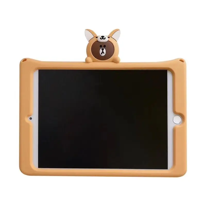 

For iPad 2 3 4 Air 1 2 Pro 9.7 Kids Case Cute Bear Pattern cover For iPad 9.7 2018 2017 case Mini 1/2/3/4/5 Silicon stand Funda