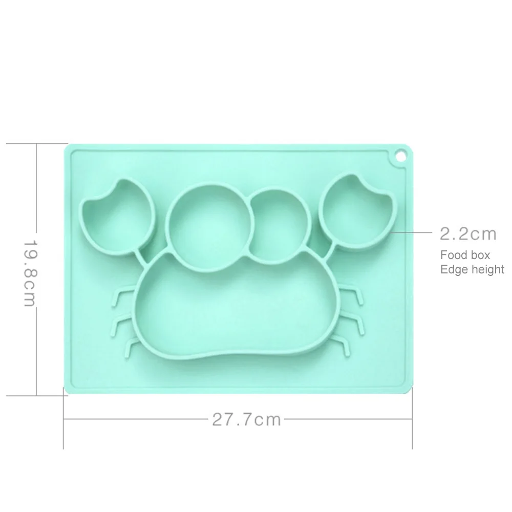 Ephex прочный экологически чистый материал для кормления ребенка миска анти-падение цельная миска детская миска милый нескользящий мультфильм