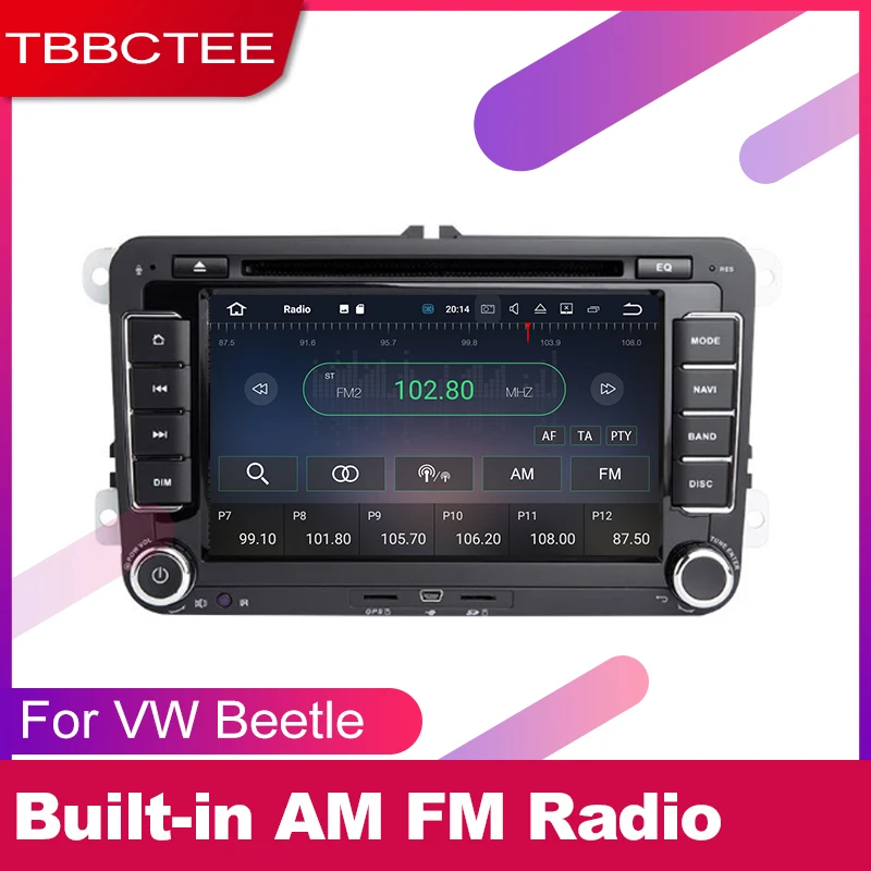 TBBCTEE 2 DIN Автомобильный dvd плеер gps Navi навигация для Volkswagen VW Beetle 2011 ~ 2018