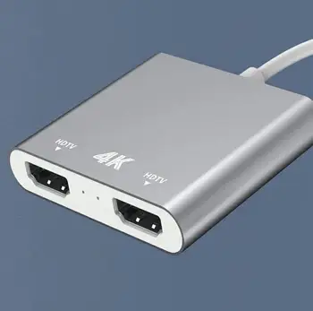 

DishyKooker HD Adapter USB C to Dual HDMI for Computer, Tablet and Mobile Phone