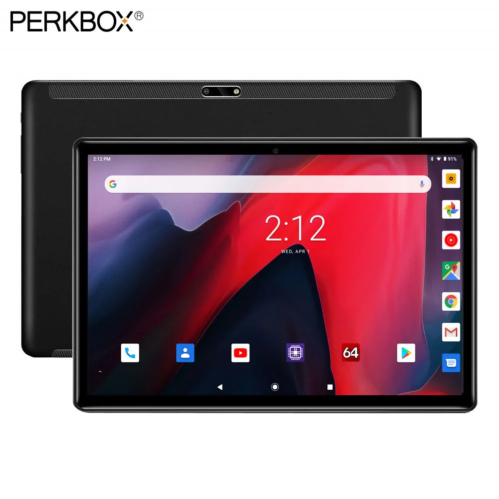 Планшет Google Android 9 10 дюймов 2.5D стекло камера 5 0 МП 3G телефонные звонки Wi Fi Bluetooth GPS