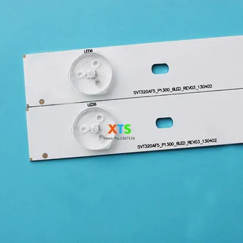 

50 kits/lot 8LED 627mm LED backlight strip for TOSHIBA 32L2333DG SVT320AE9_REV1.0_121012 LSC320HN03-T01 100%NEW