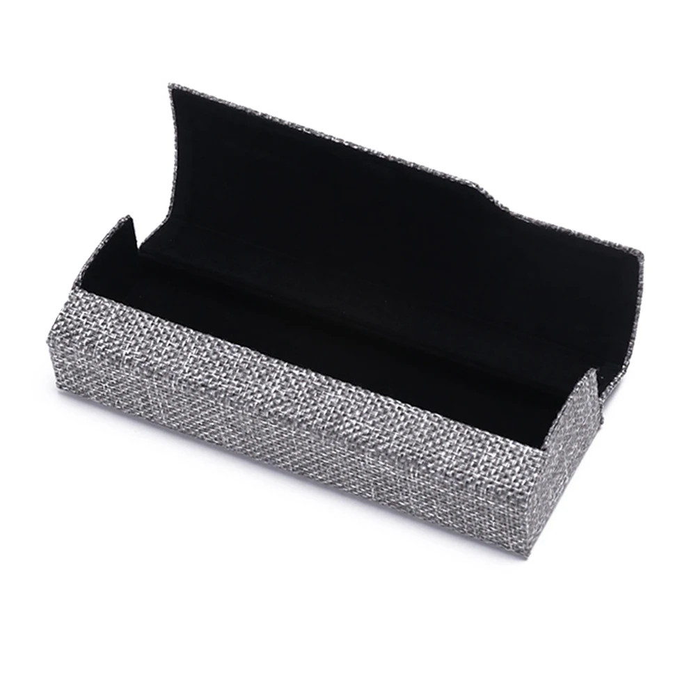 Men Women Vintage Retro Square Glasses Box Sunglasses Linen Folding Eyewear Case Optical Storage Glasses Case футляр для очков glasses case,glasses storage bag,sunglasses bag,zipper eyewear box