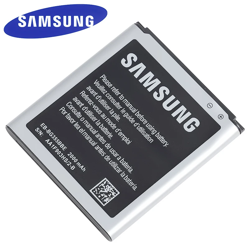 Original Samsung Phone Battery For Samsung Galaxy Core 2 G355h Sm-g3556d  G355 G3559 G3558 G3556d Eb-bg355bbe 2000mah - Mobile Phone Batteries -  AliExpress