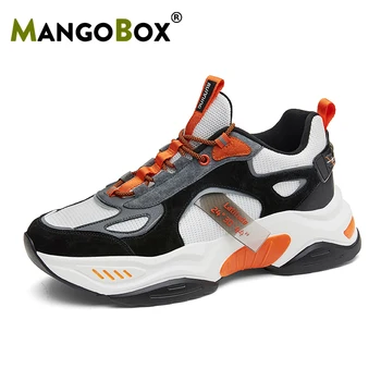 

Running Shoes Men Sneakers Outdoor Breathable Light Jogging Sneakers Men Comfortable Walking Sport Shoe Reflective Thick Sole