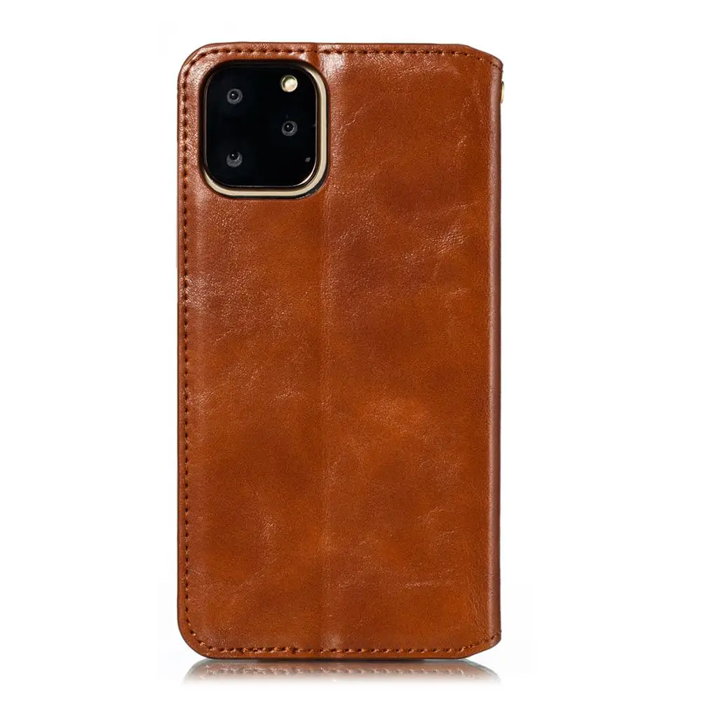 Кожаный флип для IPhone 11 pro Max XR XS Max 7 8 Plus 6s s Plus Магнитный чехол