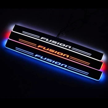 

LED Door Scuff-Plates for Ford Fusion 2012-2020 Dynamic Streamed Light Acrylic Door Sills Threshold Car Accessories