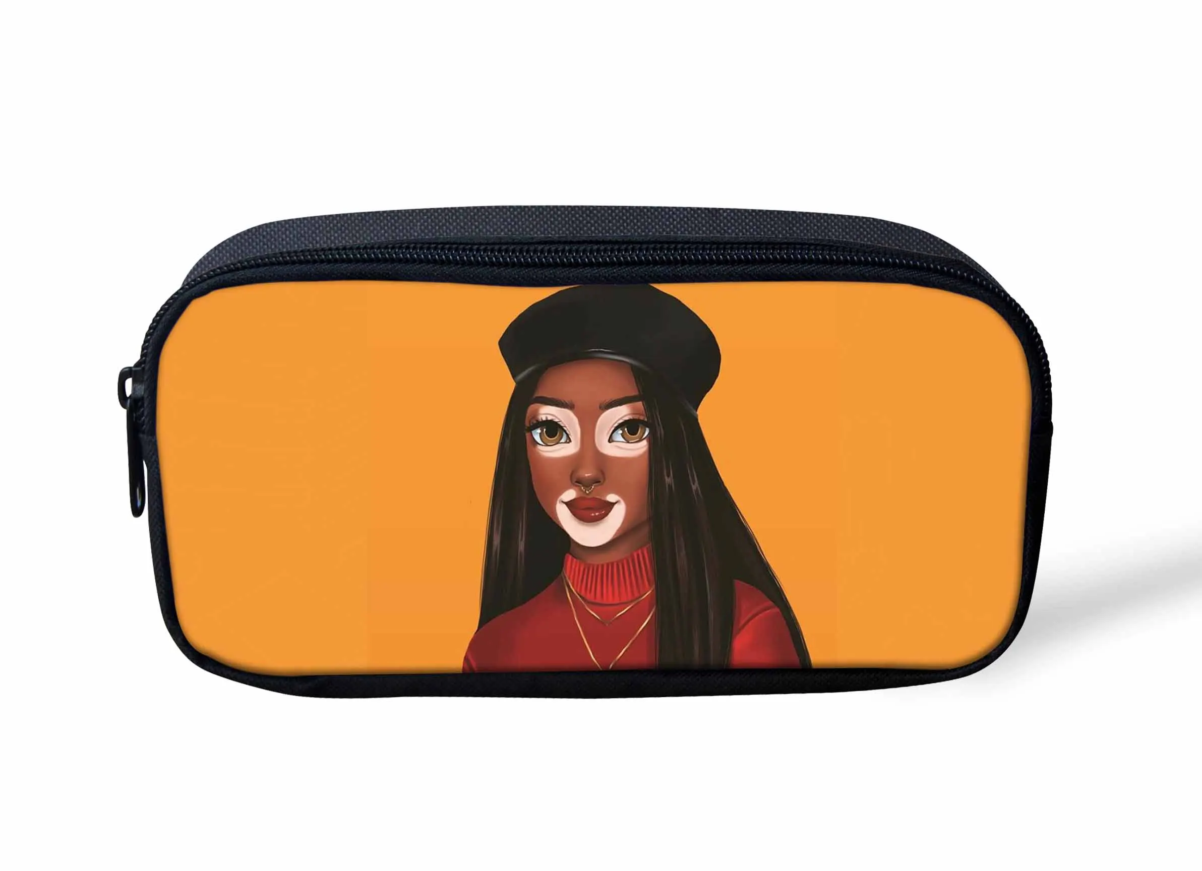 YQ3985K Cusotm Print Black Art Afro Lady Printing School Bags for Kids 3pcs School Bag Set Children African Girl Pattern School Backpack - Цвет: YQ3985K