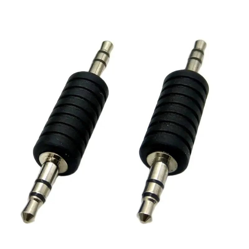 3Pin 3 5 мм разъем RCA аудио штекер-штекер стерео стыковое соединение адаптер 10 шт./лот