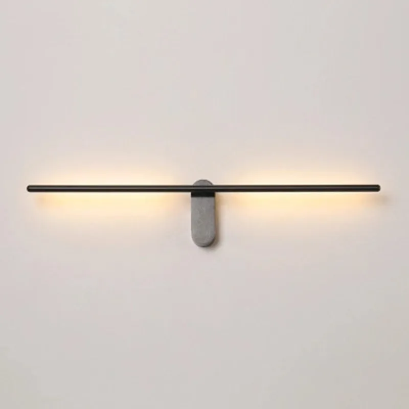 

Nordic Minimalist Strip Design LED Wall Light Creative Art Study Living Room Bedroom Aisle Corridor Decoration Wall Lamp Sconce
