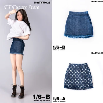 

TYM028 1/6 Female Figure Clothes Accessory Denim Skirt Short LL Fashion Denim Dress Model 2 Styles Model for 12 inches Action