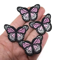 Buy 5Pcs Embroidery Butterfly Patches For Clothing Iron On Patch Appliques Stickers Fabric Accessories 3.0 x 4.4 cm Online - Image 6