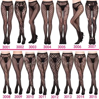 

Womens Sexy Fishnet Designer Tights Jacquard Weave Pantyhose Seamless Floral Fish Net Stockings Hose Sexy Lingerie for Women