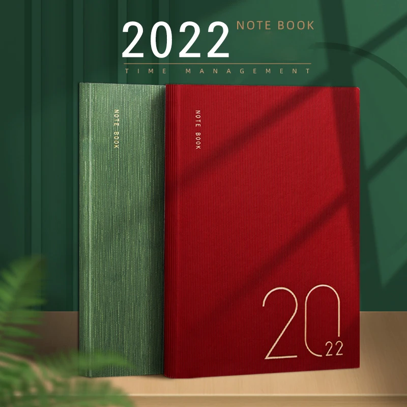 Agenda 2022 Planner Stationery Organizer Diary A5 Notebook and Journal