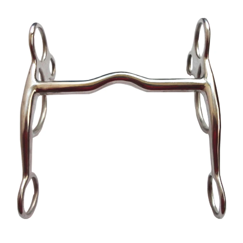 Stainless Steel Western Bit Horse Equipment Versatile Bits HorseTack Equine 13.3cm 14.6cm