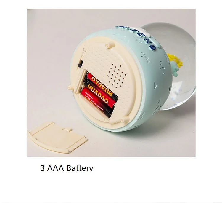 Новая мечтательная музыкальная шкатулка в виде хрустального шара, украшенная маленькими ночными огнями, романтическая Снежная красивая мелодия, красочные огни, подарок для девочки