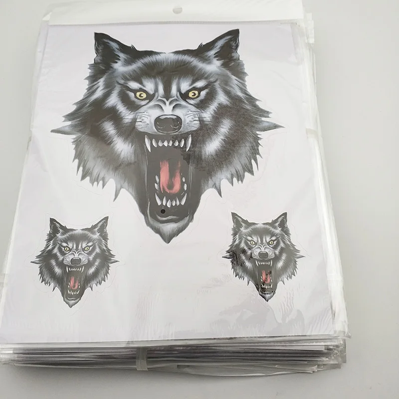 100 шт./группа стикер Ice wolf для мотоцикла автомобиля граффити сноуборда багажа