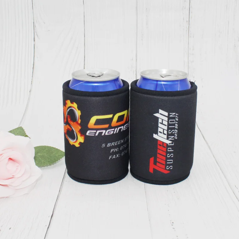 

200pcs Personalise Your LOGO Printing Stubbies Promotional Stubby Holders Can Holder Wedding Stubbie For Business Customised